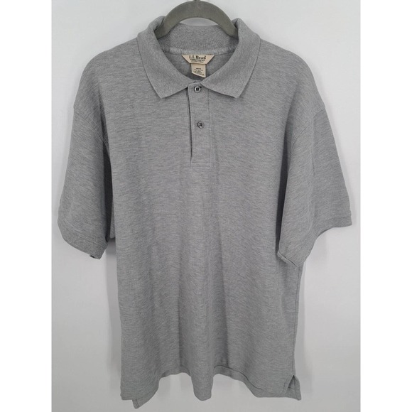 Polo Ralph Lauren Other - L.L.Bean Men's Grey Wrinkle Resistant 100% Cotton Polo Size L Reg